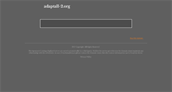 Desktop Screenshot of adaptall-2.org